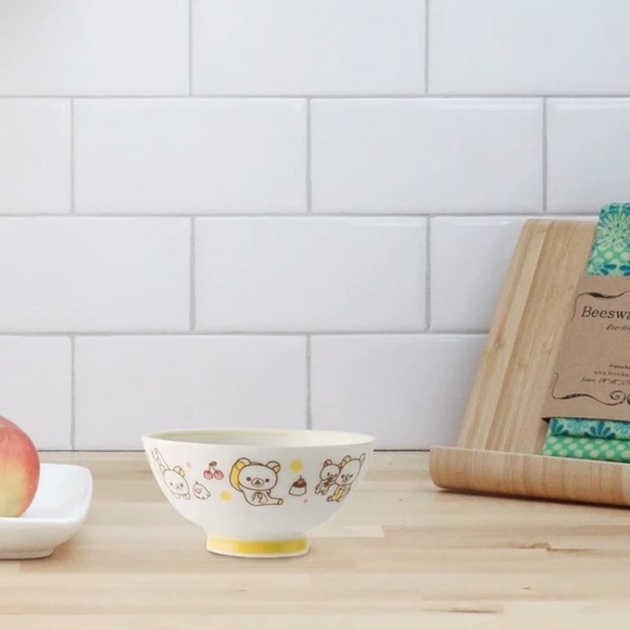 New 4" Rilakkuma Ceramic Rice Bowl - Picture 9 of 10